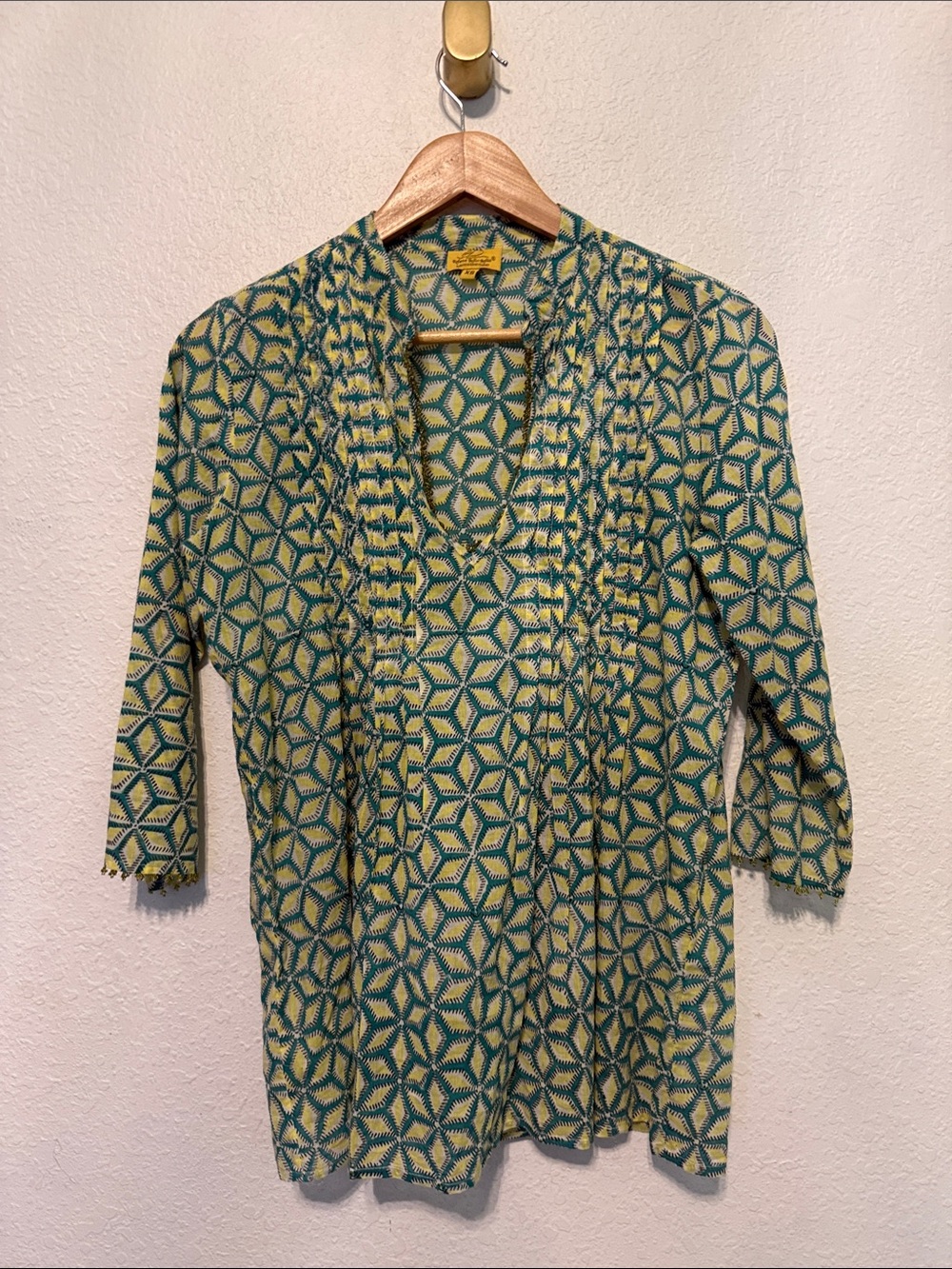 Roller Rabbit beaded tunic
